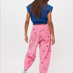 UO BDG Zaria Corduroy Pant Ying Yang Pink